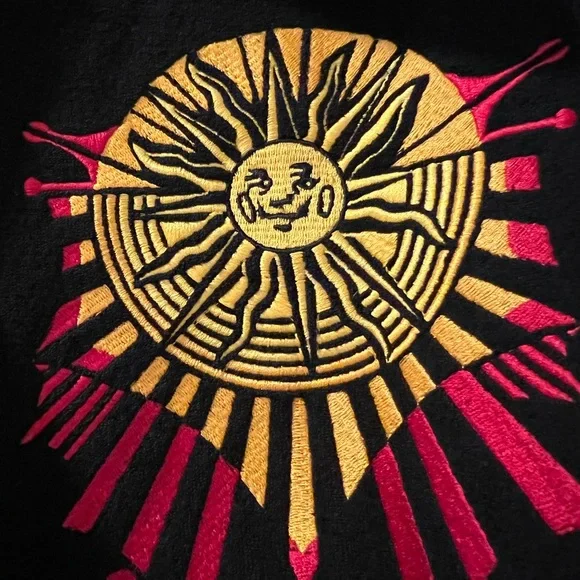 Cirque du Soleil Black Robe with Gold and Red Embroidery - Picture 4 of 6